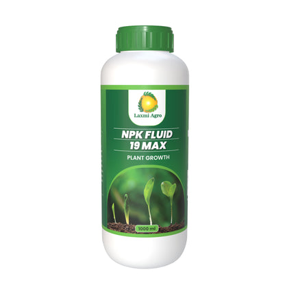 Laxmi Agro NPK Fluid 19 MAX Fertilizer | Fertilizer For Plants And Gardening Purpose |1 Liter