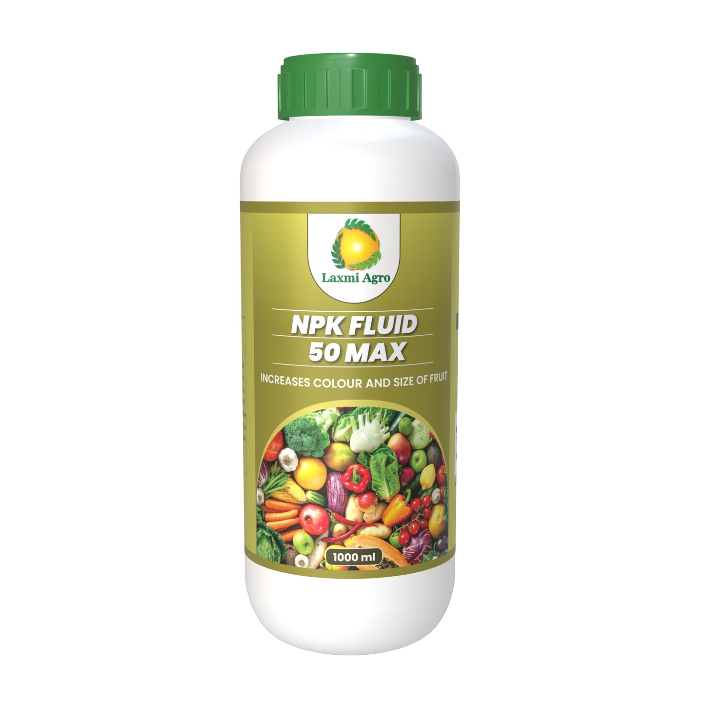 Laxmi Agro NPK FLUID 50 MAX| Fruiting and Flowering for Gardening | Increases Colour and Size of Fruit