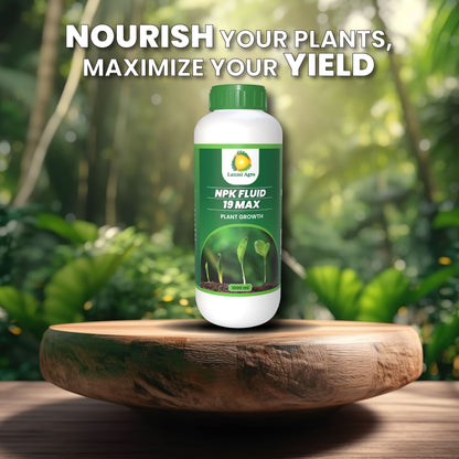 Laxmi Agro NPK Fluid 19 MAX Fertilizer | Fertilizer For Plants And Gardening Purpose |1 Liter